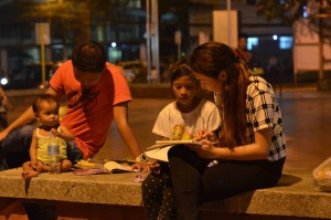 Reading on Wheels in action!